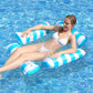 Aufblasbarer Pool-Liegestuhl mit Streifen