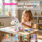 📢📢50 % Rabatt!!🎁🦄DIY-Set zum Ausmalen: Einhorn-Plüschtier🌈☁️