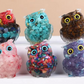 Niedlicher Eulen-Figur Deko 🦉 – Kompakte Tischdekoration in bunten Farben für Regal, Schreibtisch & Schlafzimmer ✨