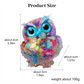 Niedlicher Eulen-Figur Deko 🦉 – Kompakte Tischdekoration in bunten Farben für Regal, Schreibtisch & Schlafzimmer ✨
