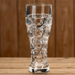 Eleganter, gravierter Bierkrug aus Glas, Kristall-Bierbecher