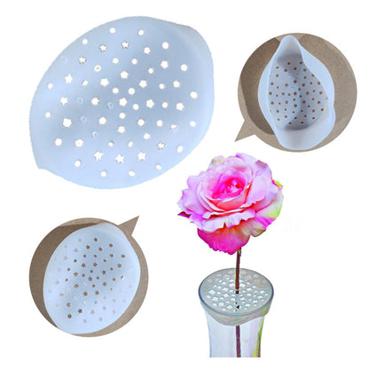 🌸 Flexibles Blumengitter für Vasen – Dehnbare Abdeckung mit Gittersystem 🕸️ | Stabilisiert Blumensträuße in jedem Glas 🥂 | Robustes & Waschbares PP-Material ♻️