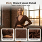 Elegantes, figurbetontes Kleid mit hohem Bund
