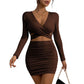 Elegantes, figurbetontes Kleid mit hohem Bund