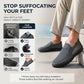 Atmungsaktive Herren-Slipper aus Mesh