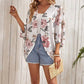 🌸Women's Floral Print Loose Fit Cover Up Top