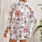 🌸Women's Floral Print Loose Fit Cover Up Top
