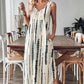 🌸✨Maxikleid mit V-Ausschnitt & ärmellosem Design – schmeichelt jeder Figur, knitterarm & leicht zu kombinieren – zu Sandalen, Sneakern oder High Heels
