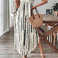 🌸✨Maxikleid mit V-Ausschnitt & ärmellosem Design – schmeichelt jeder Figur, knitterarm & leicht zu kombinieren – zu Sandalen, Sneakern oder High Heels
