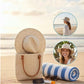 Faltbarer Fedora-Sonnenhut für Damen