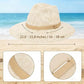 Faltbarer Fedora-Sonnenhut für Damen