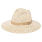 Faltbarer Fedora-Sonnenhut für Damen