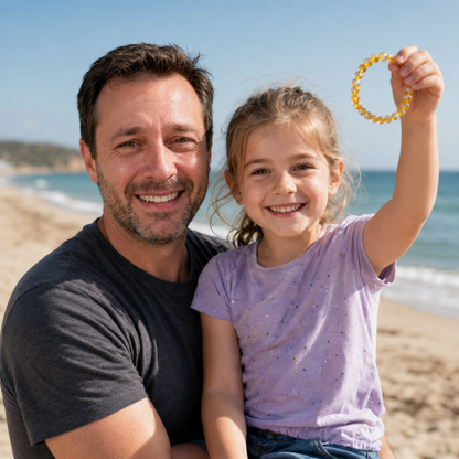 Handgefertigtes Armband aus elastischen Kristallperlen, Schmuck im maritimen Stil
