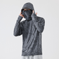🛡️ UV-Schutz Shirt Herren Damen – Mit Kapuze & Face Mask, 360° Schutz, Ice Cooling, 4-Wege-Stretch, UPF 50+, für Laufen, Radfahren, Angeln