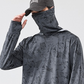 🛡️ UV-Schutz Shirt Herren Damen – Mit Kapuze & Face Mask, 360° Schutz, Ice Cooling, 4-Wege-Stretch, UPF 50+, für Laufen, Radfahren, Angeln