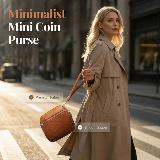 🔥Heißer Sale: 49 % Rabatt!🎉 Minimalistisches Mini-Münzportemonnaie mit Handschlaufe