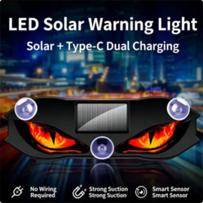 ⏰ 50 % Rabatt + 🎁 Kaufen Sie 2, erhalten Sie 1 gratis! 😈 Solar-LED-Heckscheibenleuchte für Auto 🚗 Dynamischer „Devil Eyes“-Effekt & Individuelle Fahrzeugbeleuchtung