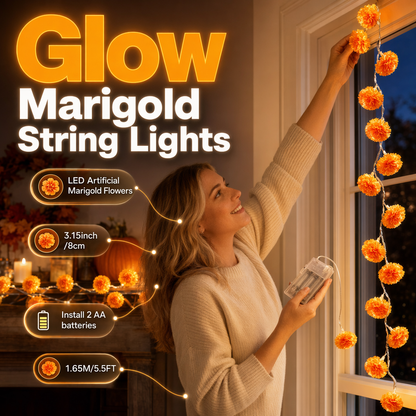 🔥 Heute -50 %! 🌼 LED-Ringelblumen-Lichterkette