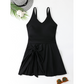 🎉 50% RABATT! Plus Size Badekleid Damen – Einteiliger Bademantelanzug in Uni-Farbe, figurschmeichelnd & mit Rock 🌊