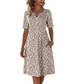 👗 50% RABATT! 🌸 Damen Freizeitkleid mit V-Ausschnitt, Blumendruck & Taschen – Leicht, vielseitig & praktisch – Perfekt für Sommer, Spaziergänge & Urlaub ☀️