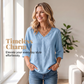 👗 50% OFF NOW! 💥Women's Casual V-Neck 3/4 Sleeve Blouse