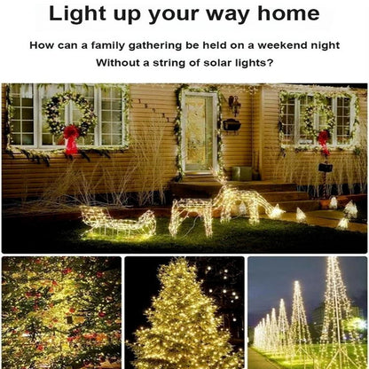 🎁50% korting Solar  Decoratieve Lichtsnoeren 🏠Onmisbare decoratie voor de tuin