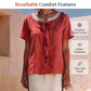 💖Sommer-Sale 2026 – 50 % Rabatt💥Elegantes Damen-Top mit Spitzenbesatz und Bindeband am Hals