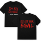 🔥Solange der Vorrat reicht 50% Rabatt!🎉Witziges deutsches Slogan-T-Shirt für Herren, schwarz, Kurzarm, Rundhalsausschnitt