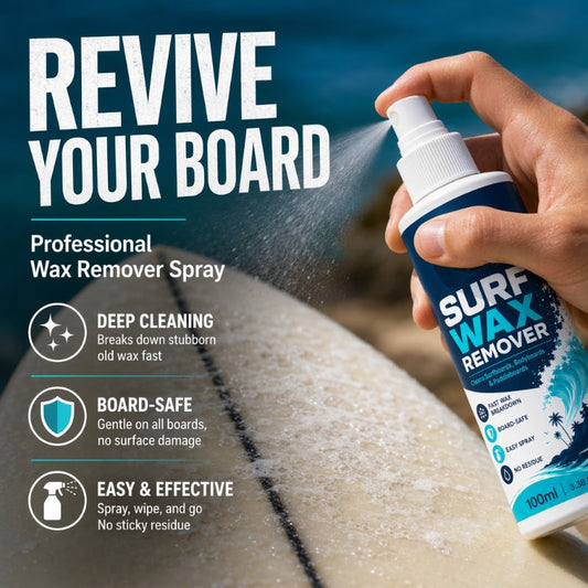 Surfbrett-Wachsentferner-Spray – Schnell wirkende Reinigungsformel