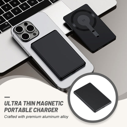 5000 mAh ultradünnes magnetisches tragbares Ladegerät