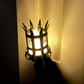 Mittelalterliche Fackel-Wandleuchte im Vintage-Stil mit Flammeneffekt