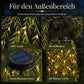 Solarbetriebene Weidenblatt-Hängelichterkette
