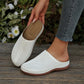 Damen Perforierte Slip-On Plateau-Mules