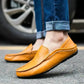 Handgefertigte Lederslipper für Herren im Mailänder Stil
