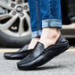 Handgefertigte Lederslipper für Herren im Mailänder Stil
