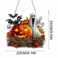 Halloween DIY Glitzer-Kunst-Hängeornament-Set