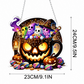 Halloween DIY Glitzer-Kunst-Hängeornament-Set