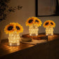 🌻💡 Echt wirkende Sonnenblume Nachttischlampe – Mit warmem Ambiente-Licht & stufenloser Dimmbarkeit für Wohn- & Schlafzimmer