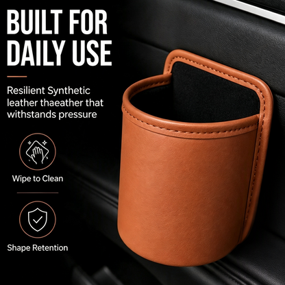 🚗💎 Luxus-Autosammeltasche aus Nappaleder – Elegante Aufbewahrung mit wasserdichtem Futter für ein hochwertiges Interieur