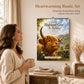 🐮📅 2027 Highland Cow Calendar – Whimsical Highland Cow Artwork for a Cosy & Charming Home ✨🏡