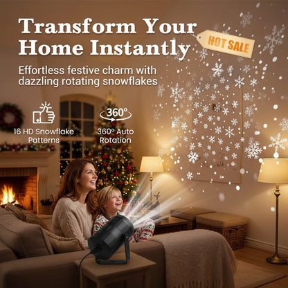 LED-Weihnachts-Drehprojektionslicht