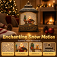 🎄✨ Vintage Schneelaterne – Festliche Dekoration mit wirbelndem Schnee | Für die Adventszeit & Wohnzimmer