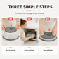 🥘🔥 2-in-1 Mikrowellenabdeckung mit Abflusslöchern – Schützt vor Spritzern & hält Lebensmittel frisch | Faltbar & hitzebeständig