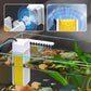 💧🐟 Kompakter Aquarienfilter mit Regen-Effekt – Für klares Wasser & Sauerstoffversorgung | Handgearbeitete Qualität