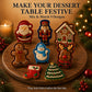 🔥🎁 2+1 GRATIS!!🥳🎄 Weihnachtliches geprägtes Mini‑Kuchenförmchen‑Set | 8 festliche Motive für die Weihnachtsbäckerei