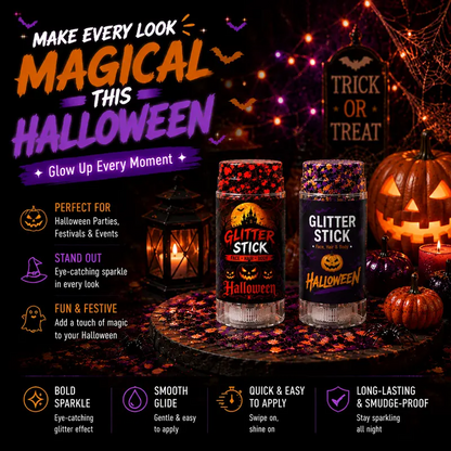 🎉✨ Festliches Glitzergel Stift für Gesicht & Körper – Multifunktional für Halloween & Weihnachten | Premium Qualität