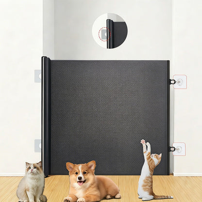 🐾 50% RABATT! 🚪 Einziehbares Haustier-Sicherheitsgitter – Bohrfrei & flexibel ✨