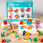 26-Piece Wooden Letter & Animal Matching Toy