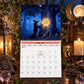 🌙🔮Hexenkalender 2027 – Mystischer 12-Monats-Hexenkalender, Wandplaner „Verzauberter Wald“ für Wicca-, Hexen- und Magieliebhaber