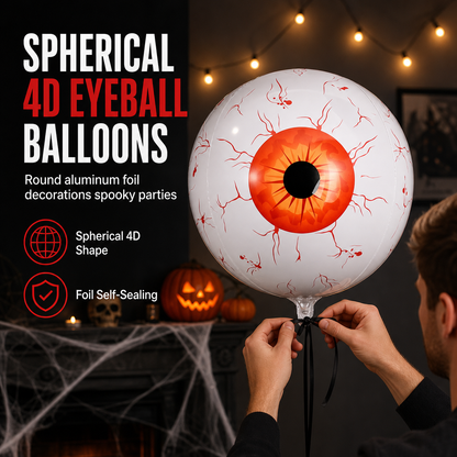 22-Zoll-4D-Augapfel-Ballons für Halloween-Dekorationen